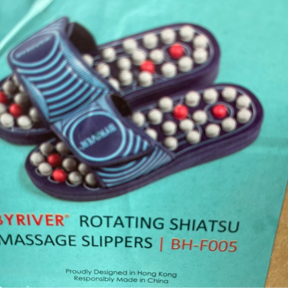 BYRIVER ACUPRESSURE FOOT MASSAGE Sandal/Slippers. Sz. M - Picture 2 of 8